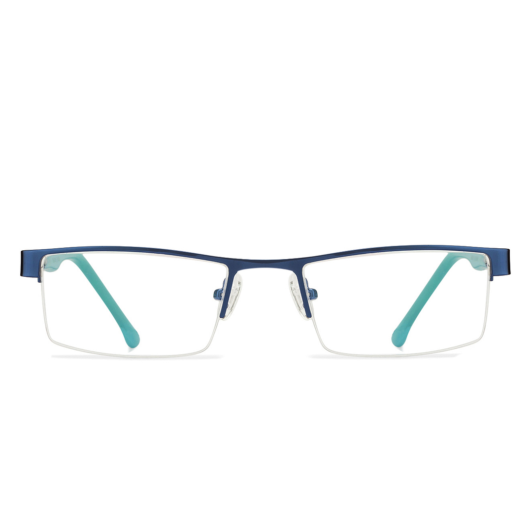 Lenskart Lenskart TOI Special: Blue Sky Blue Half Rim Rectangle Lenskart TOI Special Owlers 002 -19 left side