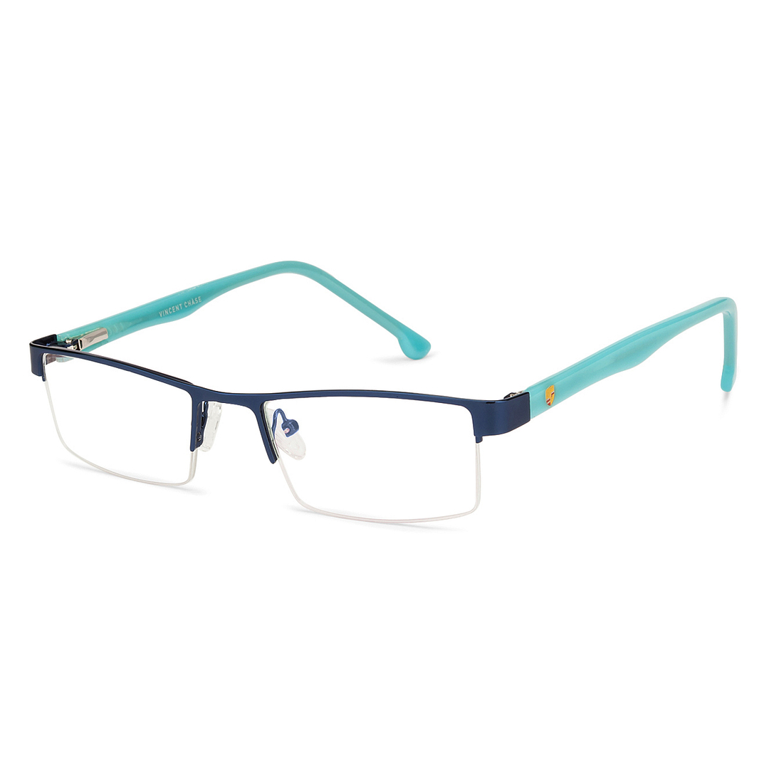 Lenskart Lenskart TOI Special: Blue Sky Blue Half Rim Rectangle Lenskart TOI Special Owlers 002 -19 right side
