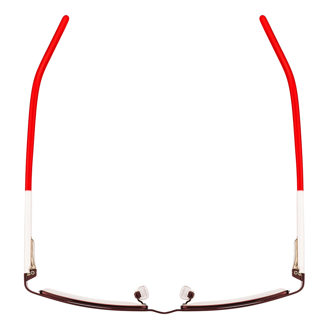 Vincent Chase Online Dark Brown Half Rim Rectangle right side