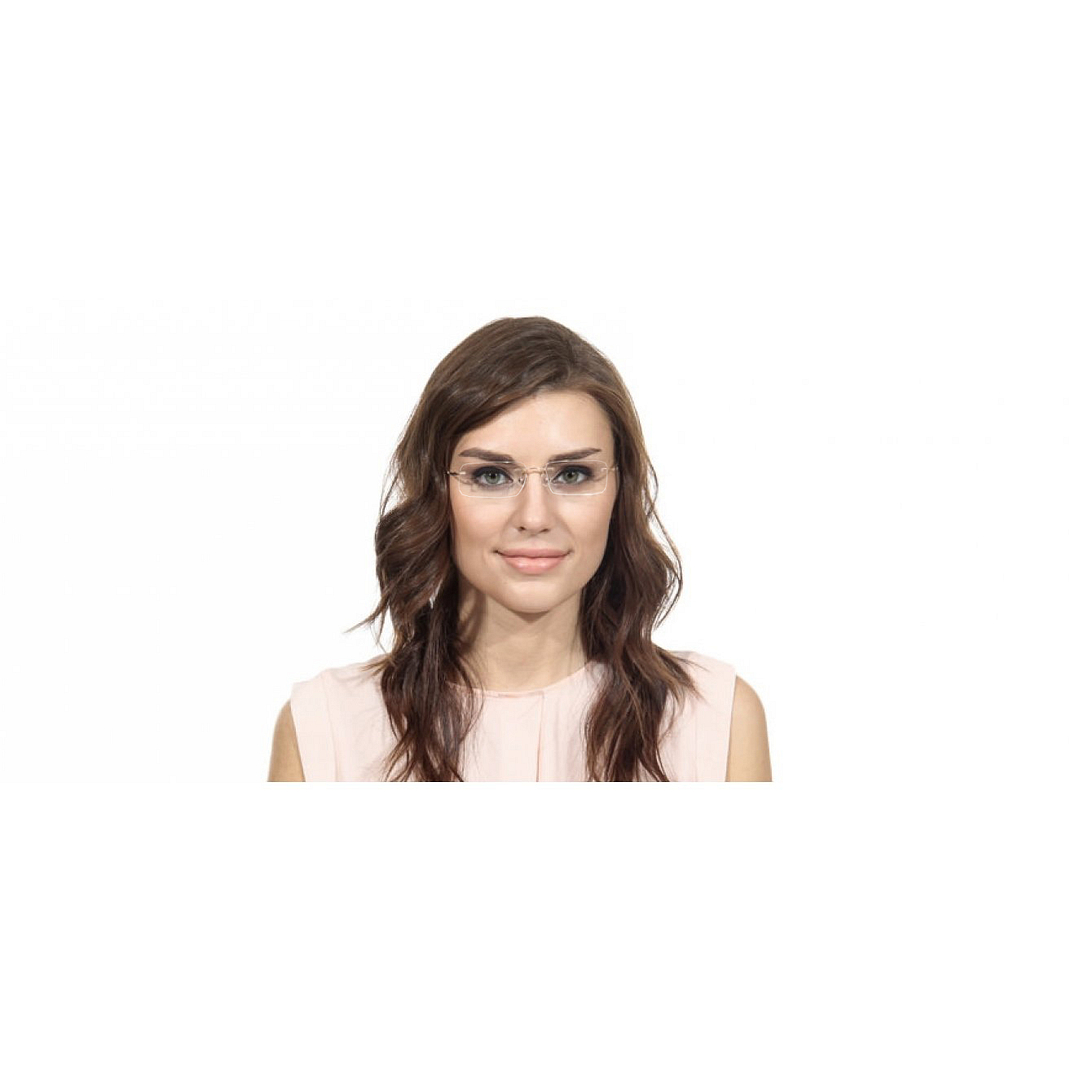 Vincent Chase Online Gold Rimless Rectangle right side