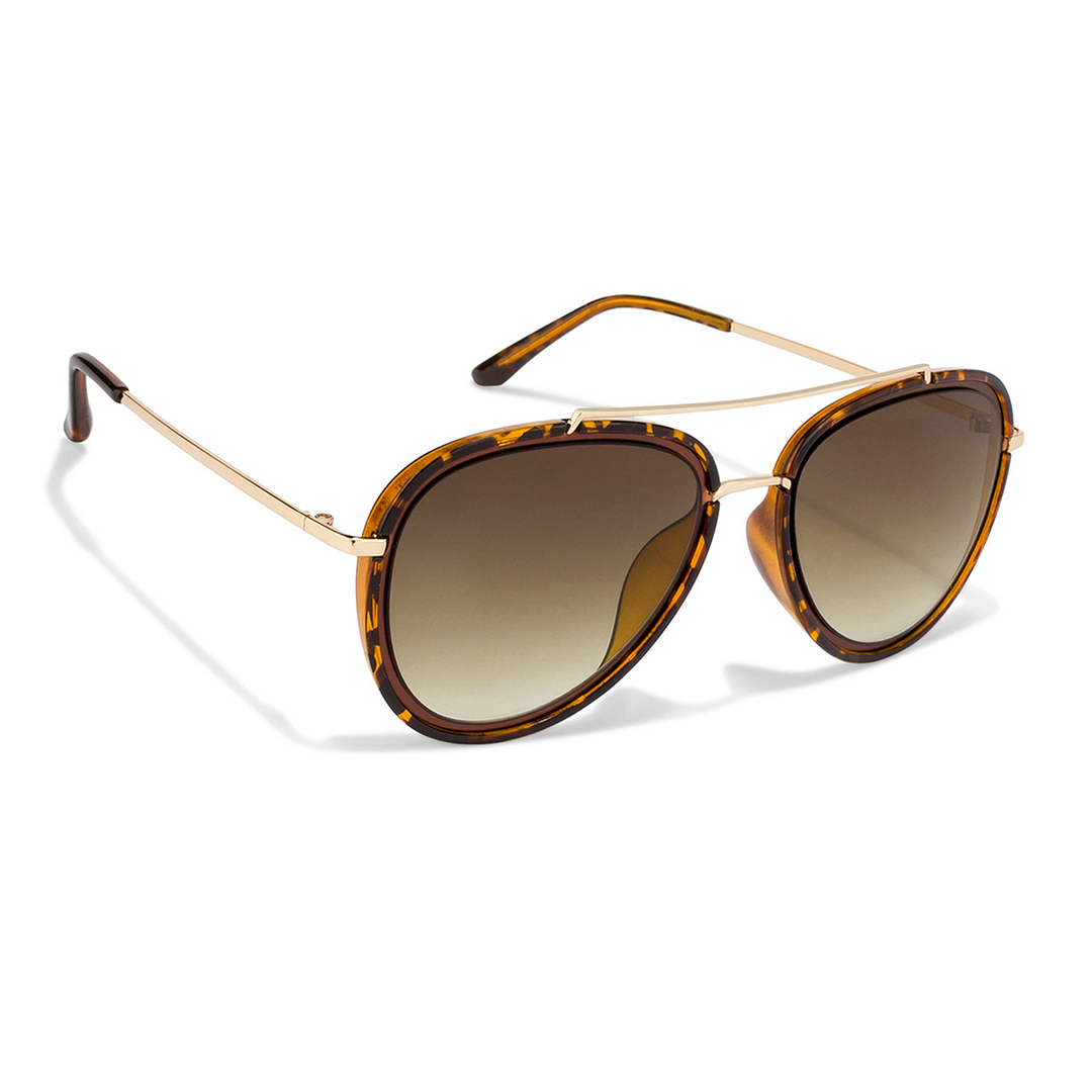 Vincent Chase Online Gold Full Rim Aviator left side
