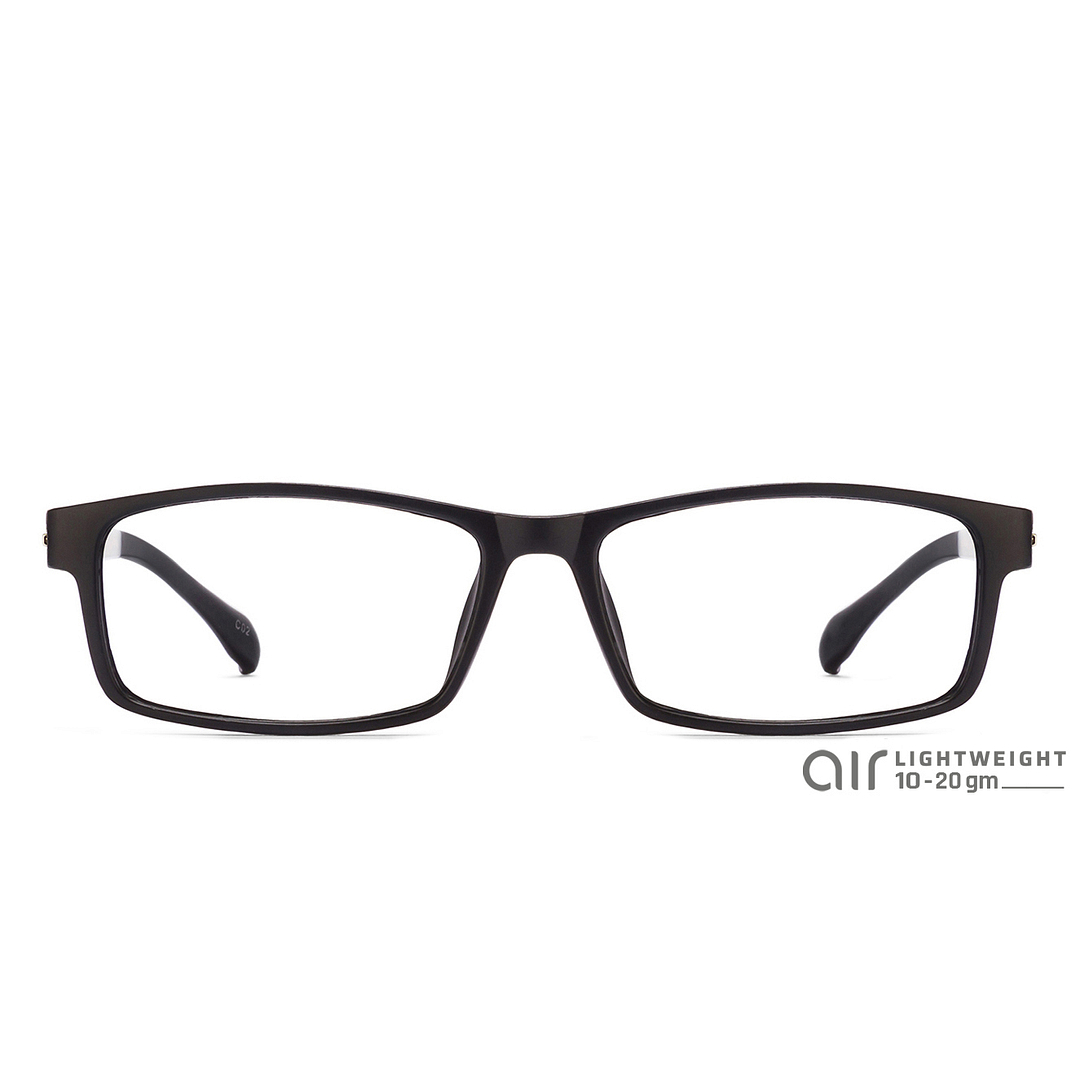 Lenskart Lenskart TOI Special: Lenskart Air: Black White Full Rim Rectangle Lenskart TOI Special OTHERS TR-9020-02 left side