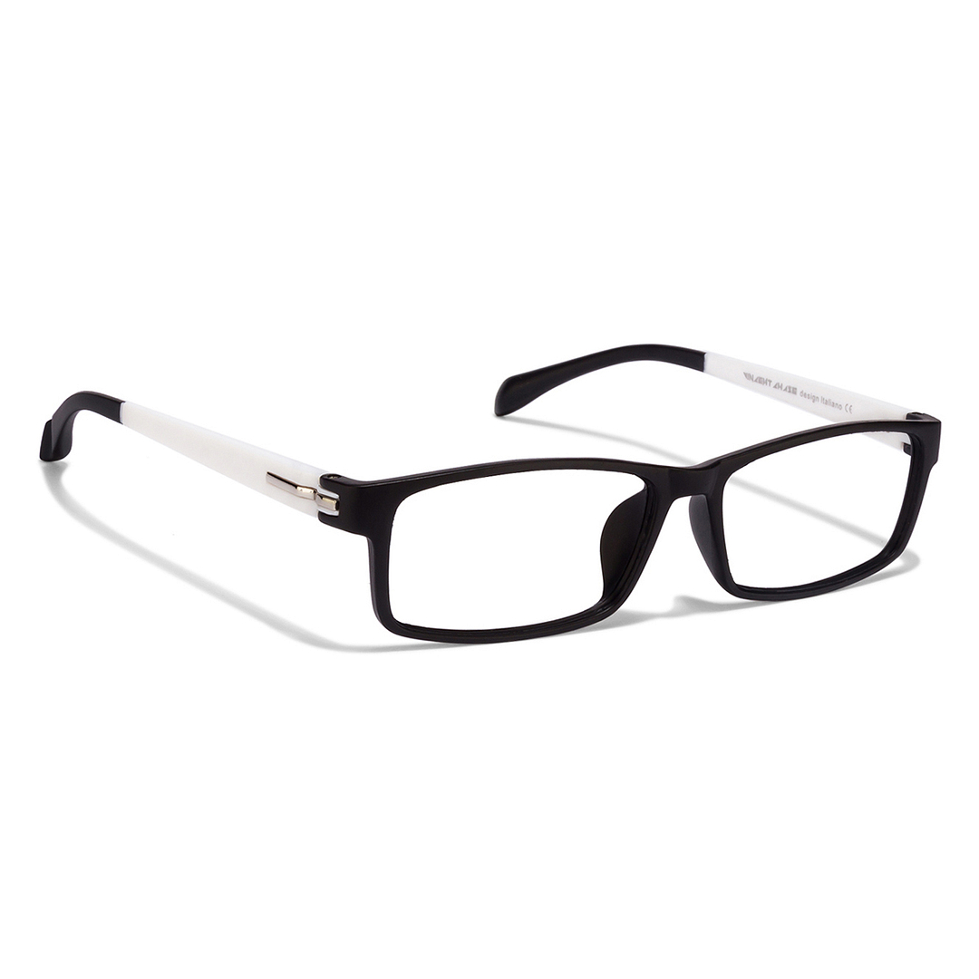 Lenskart Lenskart TOI Special: Lenskart Air: Black White Full Rim Rectangle Lenskart TOI Special OTHERS TR-9020-02 left side