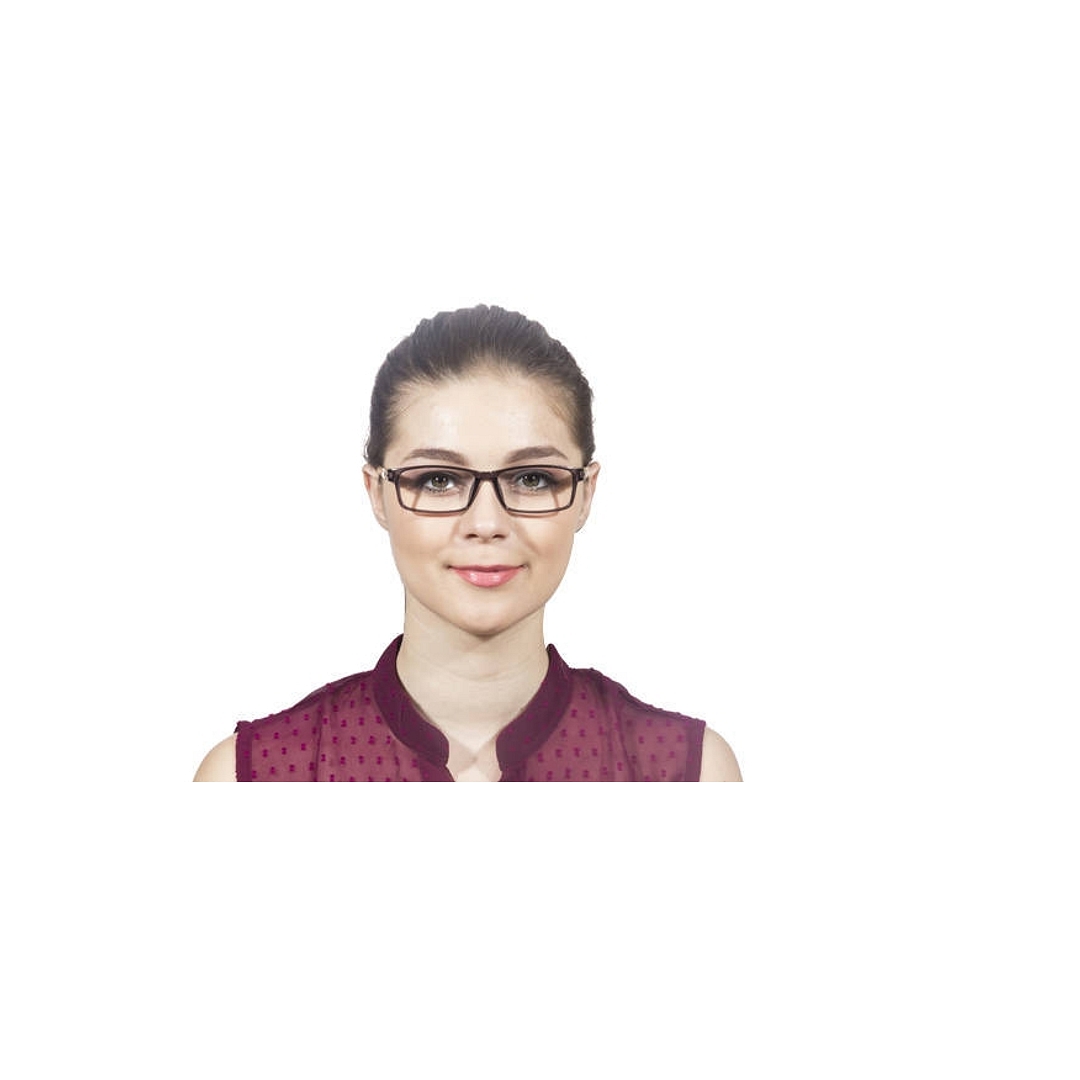 Lenskart Lenskart TOI Special: Lenskart Air: Black Transparent Brown Full Rim Rectangle Lenskart TOI Special OTHERS TR-9020- left side