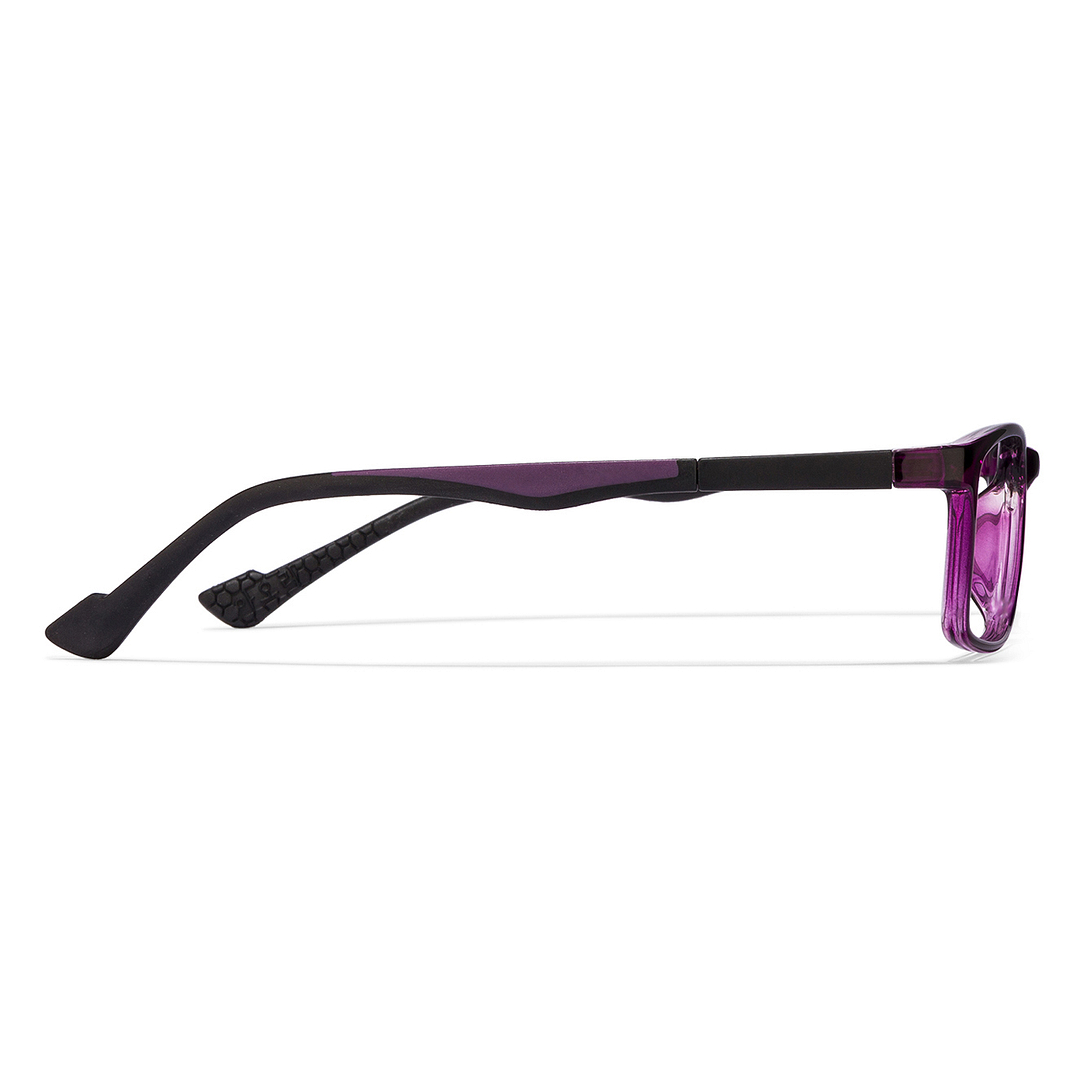 Lenskart Air Online Purple Transparent Full Rim Rectangle right side