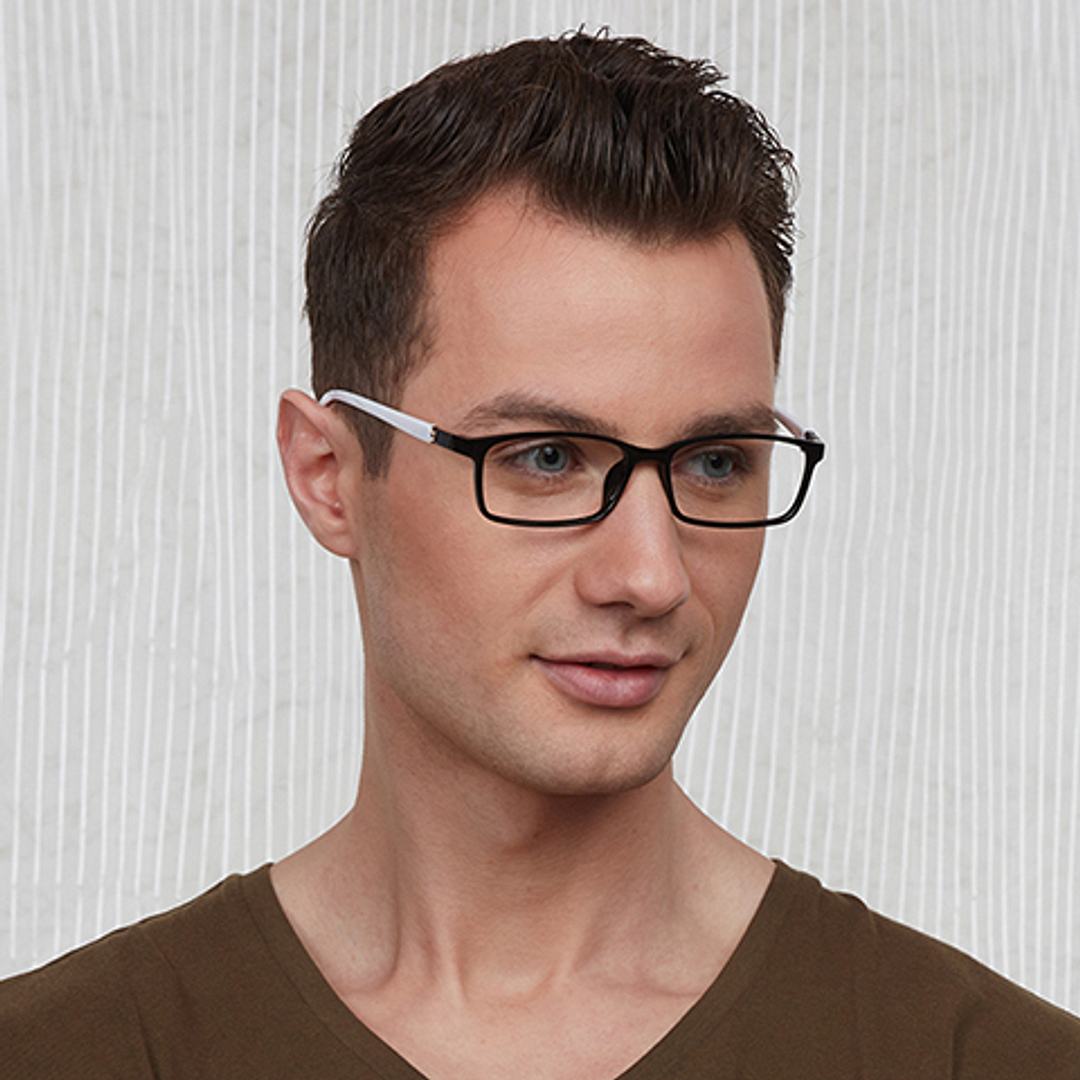 Lenskart Air Online Black Full Rim Rectangle right side