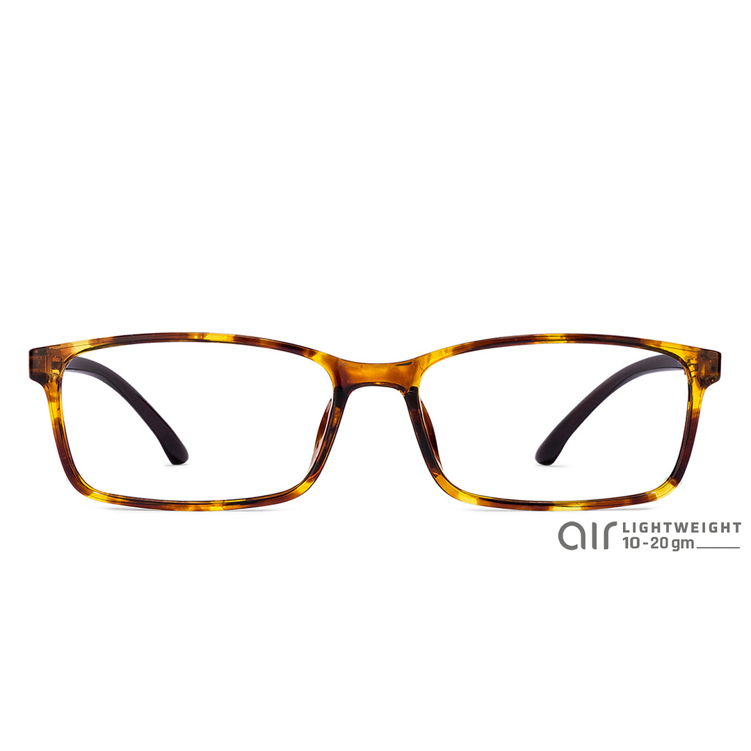 Lenskart Air Online Brown Transparent Full Rim Rectangle left side