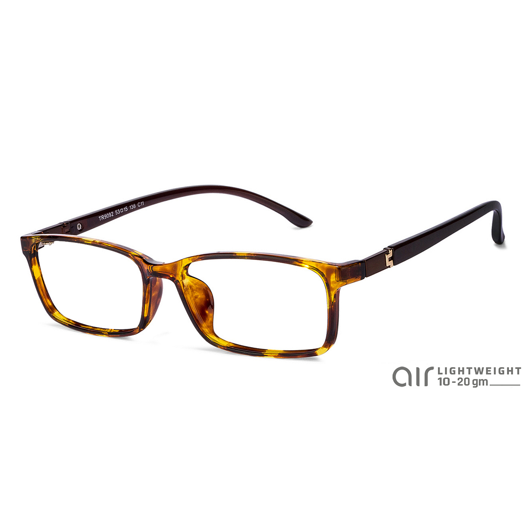 Lenskart Air Online Brown Transparent Full Rim Rectangle right side