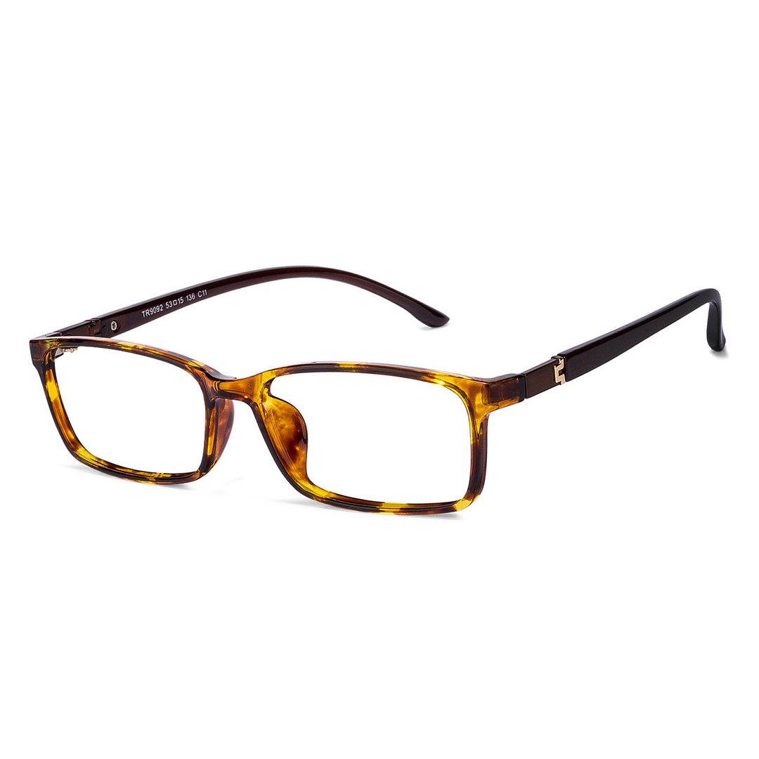 Lenskart Air Online Brown Transparent Full Rim Rectangle left side