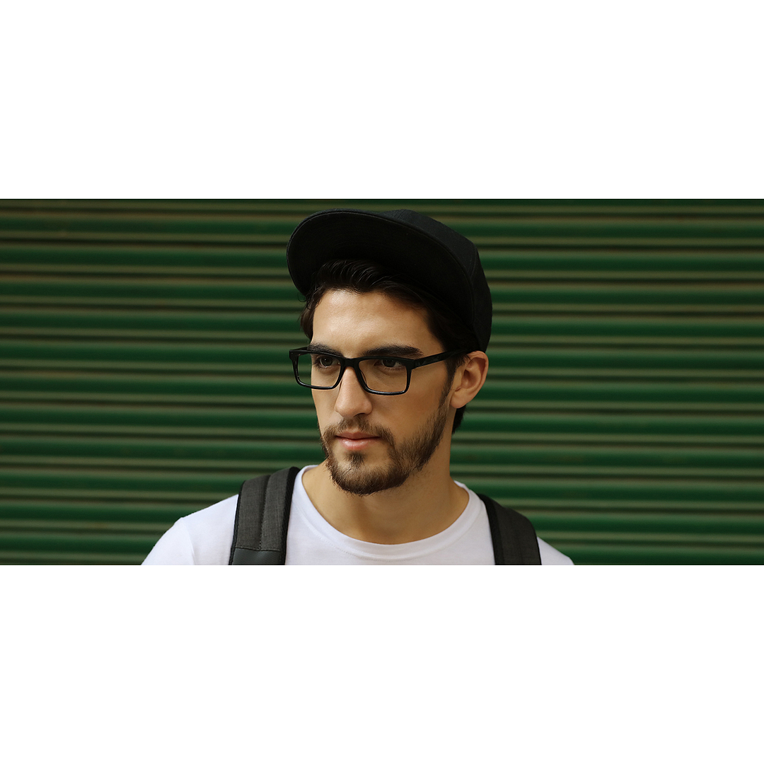 Vincent Chase Online Black Full Rim Rectangle left side