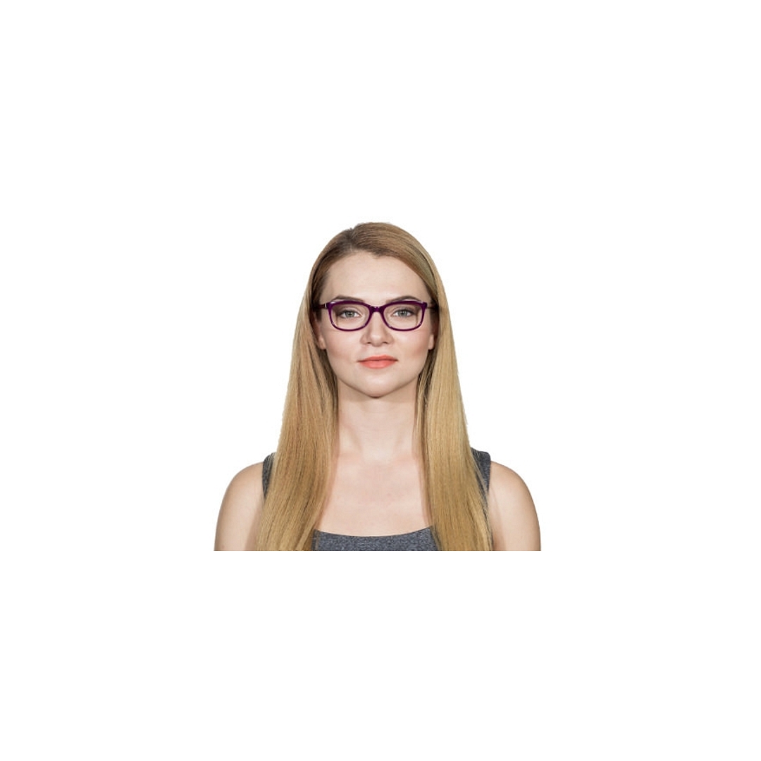 Vincent Chase Online Purple Full Rim Rectangle left side