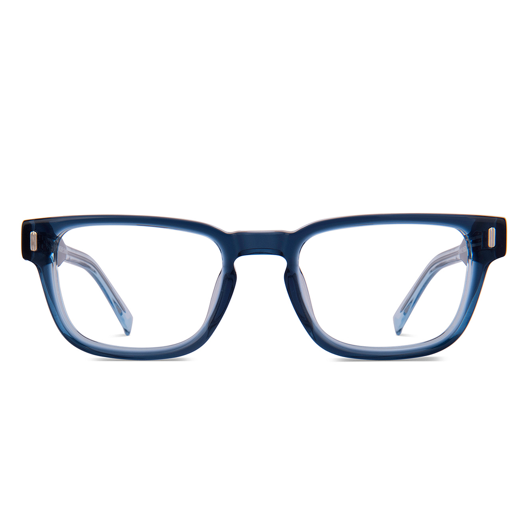 Vincent Chase Sky Blue Full Rim Rectangle right side