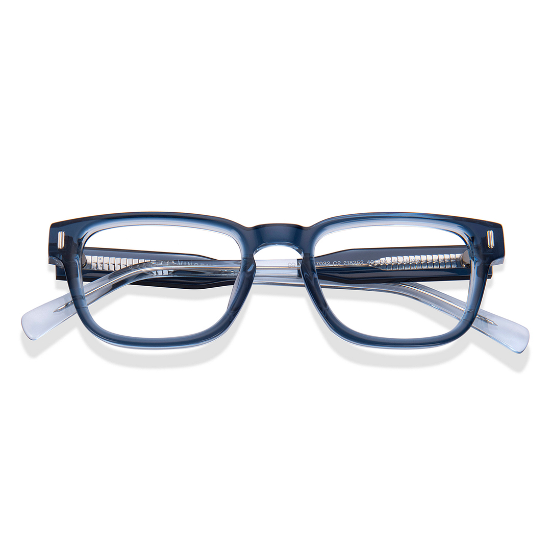 Vincent Chase Sky Blue Full Rim Rectangle right side