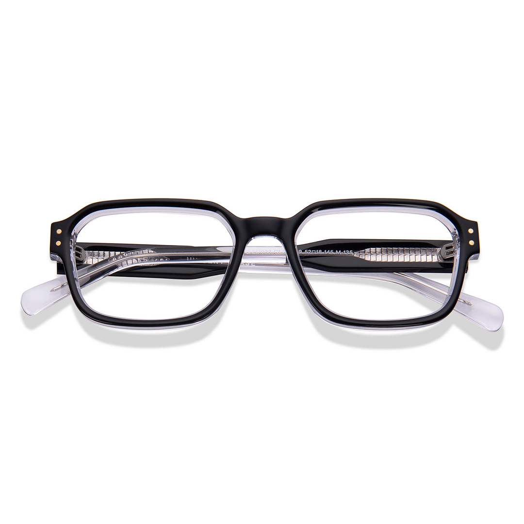 Vincent Chase Black Full Rim Rectangle right side