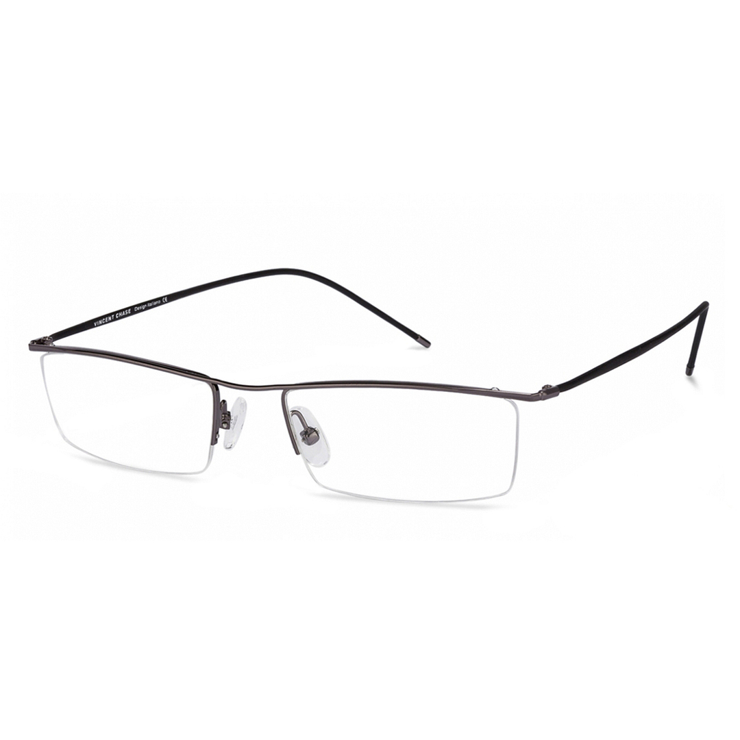 Lenskart Air Online Mid Gunmetal Half Rim Rectangle right side