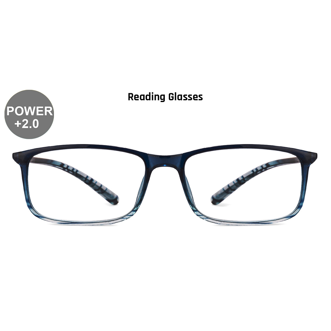 Lenskart READERS Green Green Transparent Full Rim Rectangle Lenskart READERS VC 0046 Only for 2 Prefitted Powers left side