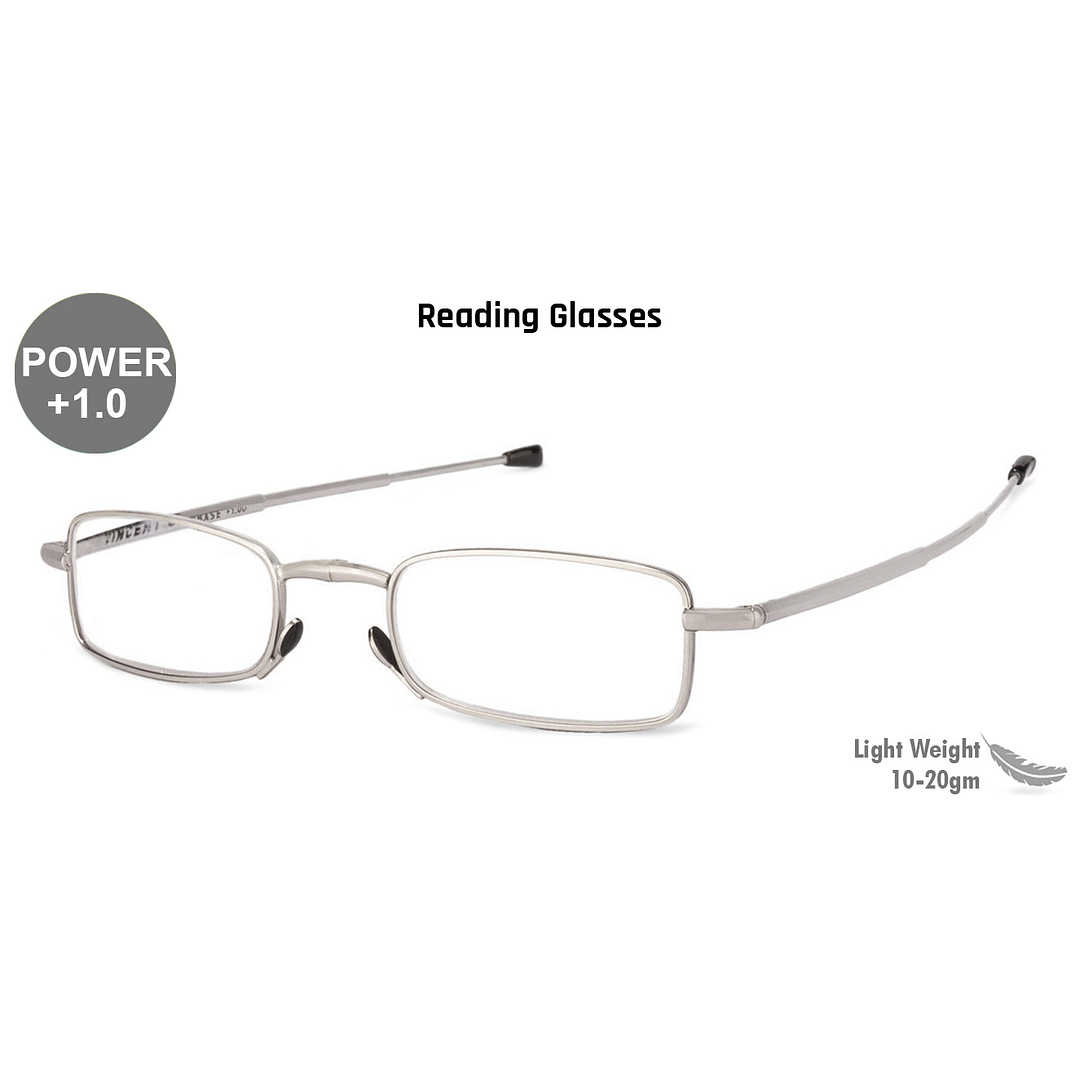 Lenskart READERS Silver Silver Full Rim Rectangle Lenskart READERS VC 0048 Only for 1 Prefitted Powers right side