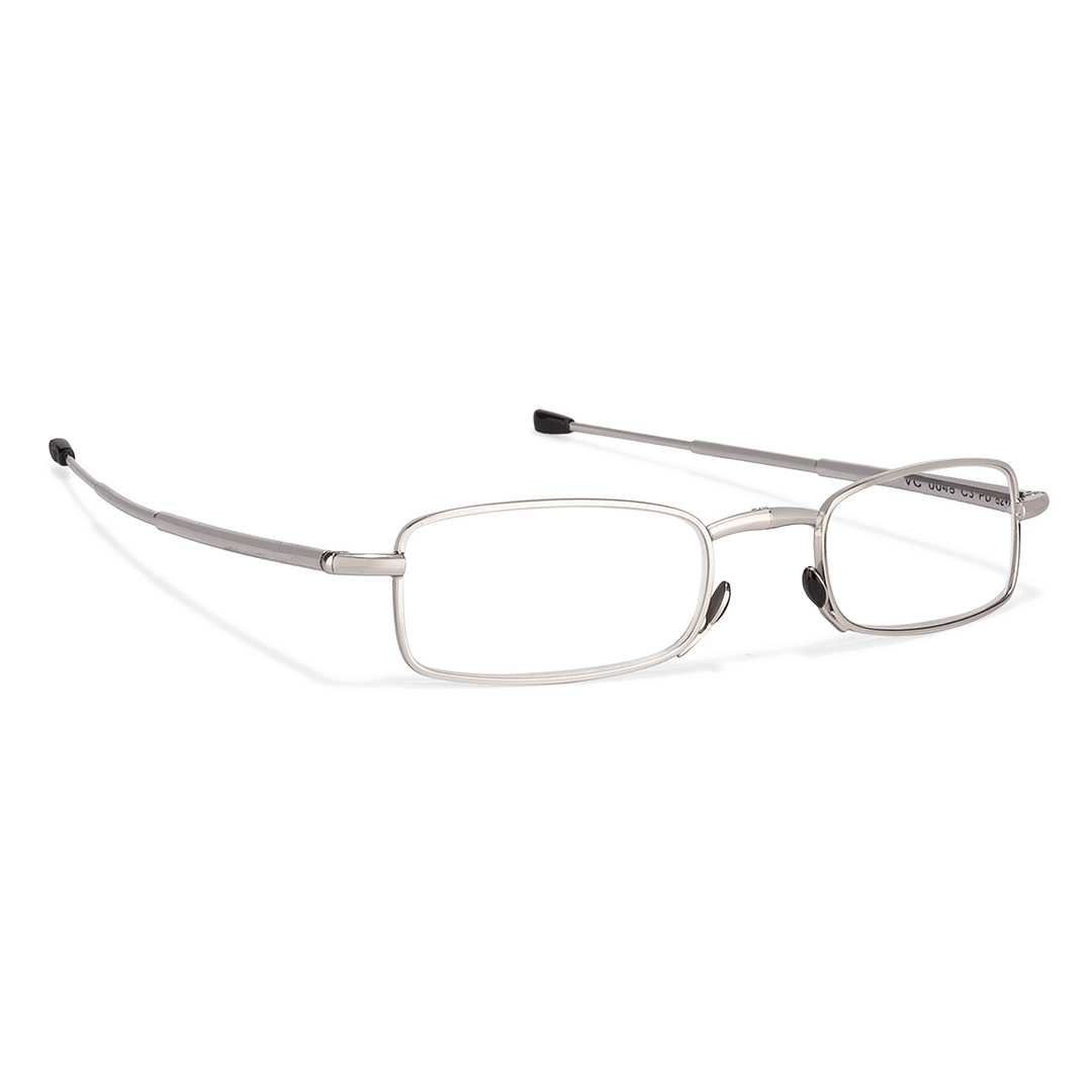 Lenskart READERS Silver Silver Full Rim Rectangle Lenskart READERS VC 0048 Only for 2 Prefitted Powers left side