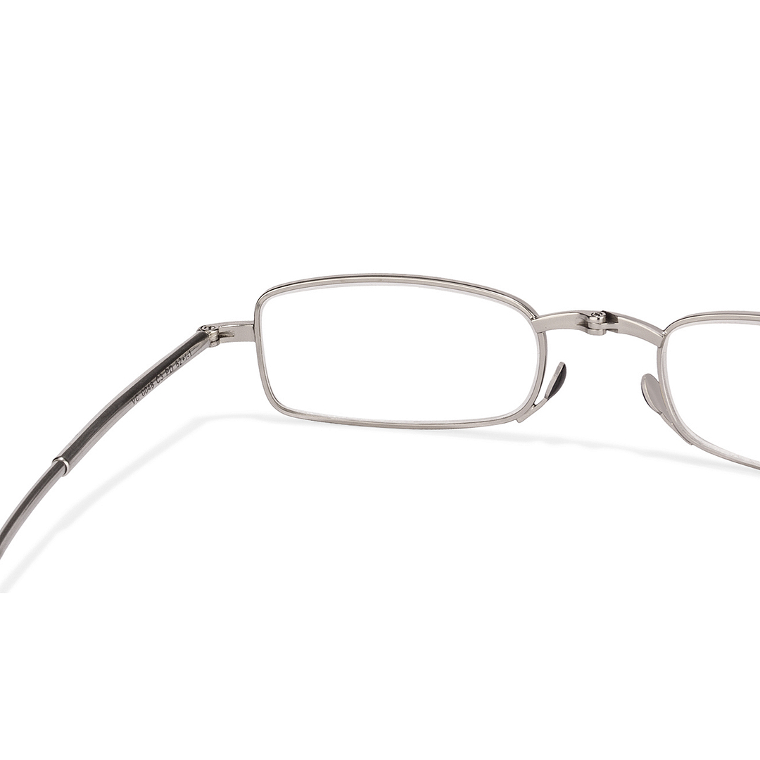 Lenskart READERS Silver Silver Full Rim Rectangle Lenskart READERS VC 0048 Only for 2 Prefitted Powers left side