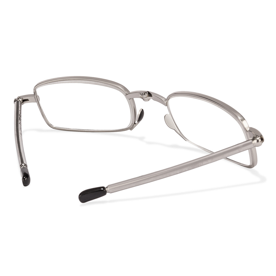 Lenskart READERS Silver Silver Full Rim Rectangle Lenskart READERS VC 0048 Only for 2 Prefitted Powers left side