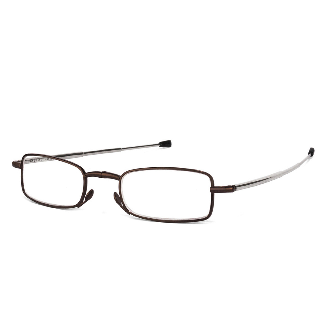 Lenskart READERS Brown Silver Full Rim Rectangle Lenskart Readers VC 0049 Only For 1 Prefitted Powers left side