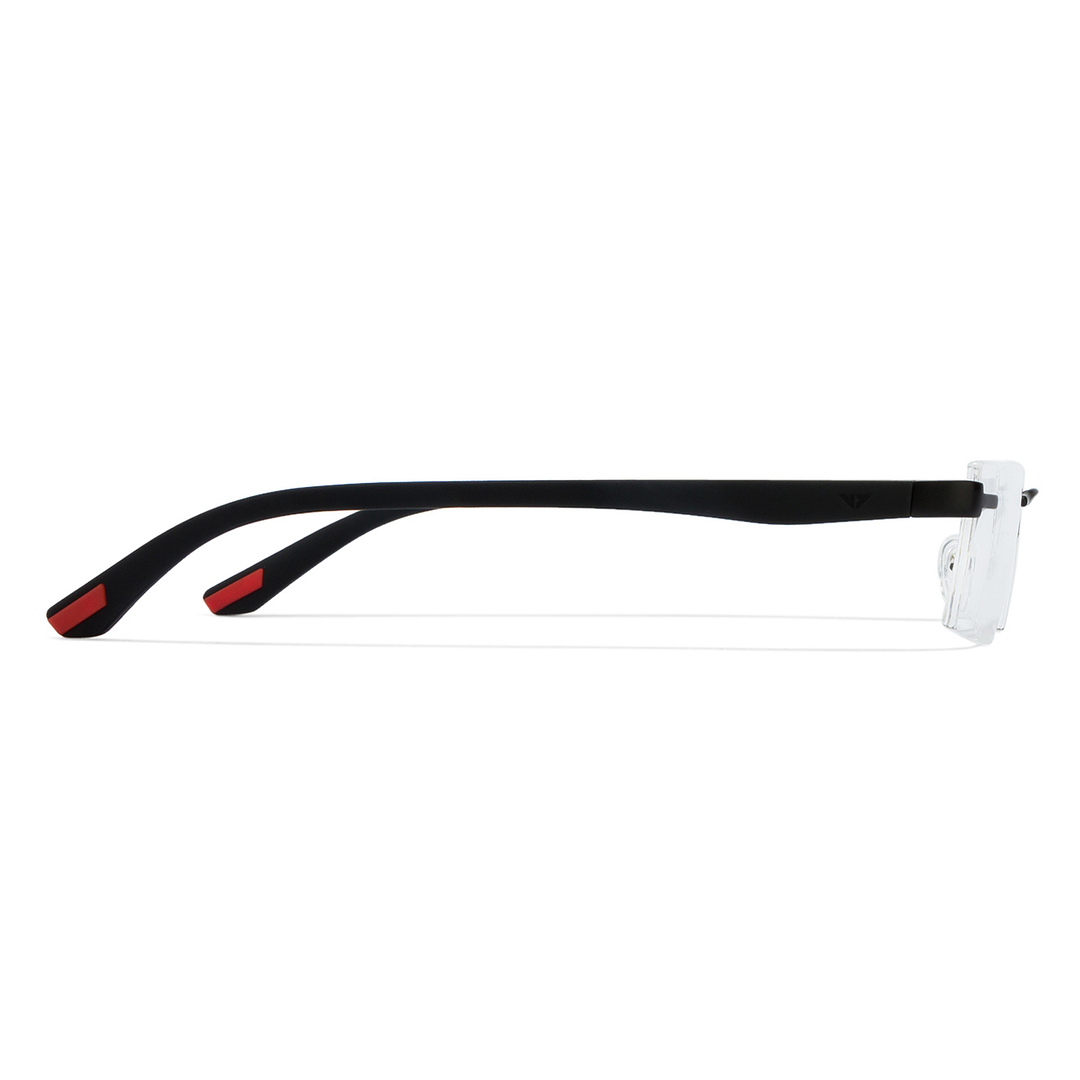 Lenskart Air Online Black Rimless Rectangle left side