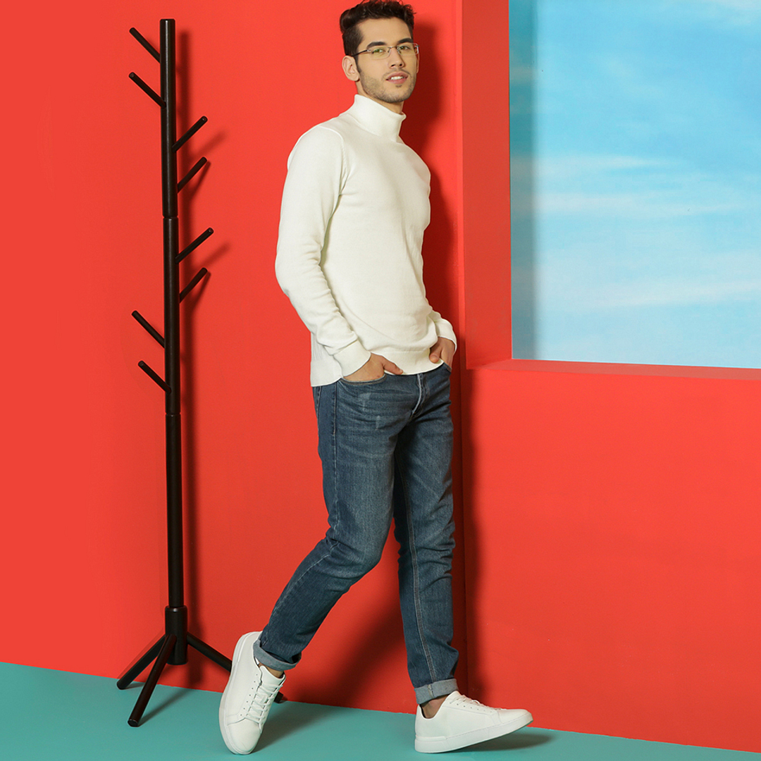 Lenskart Air Online Black Rimless Rectangle right side