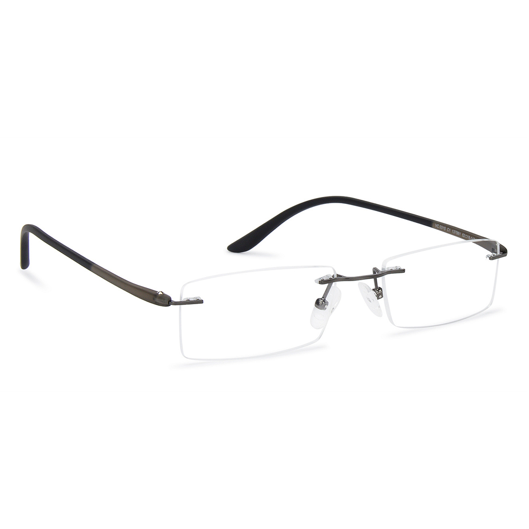 Lenskart Air Online Black Rimless Rectangle left side