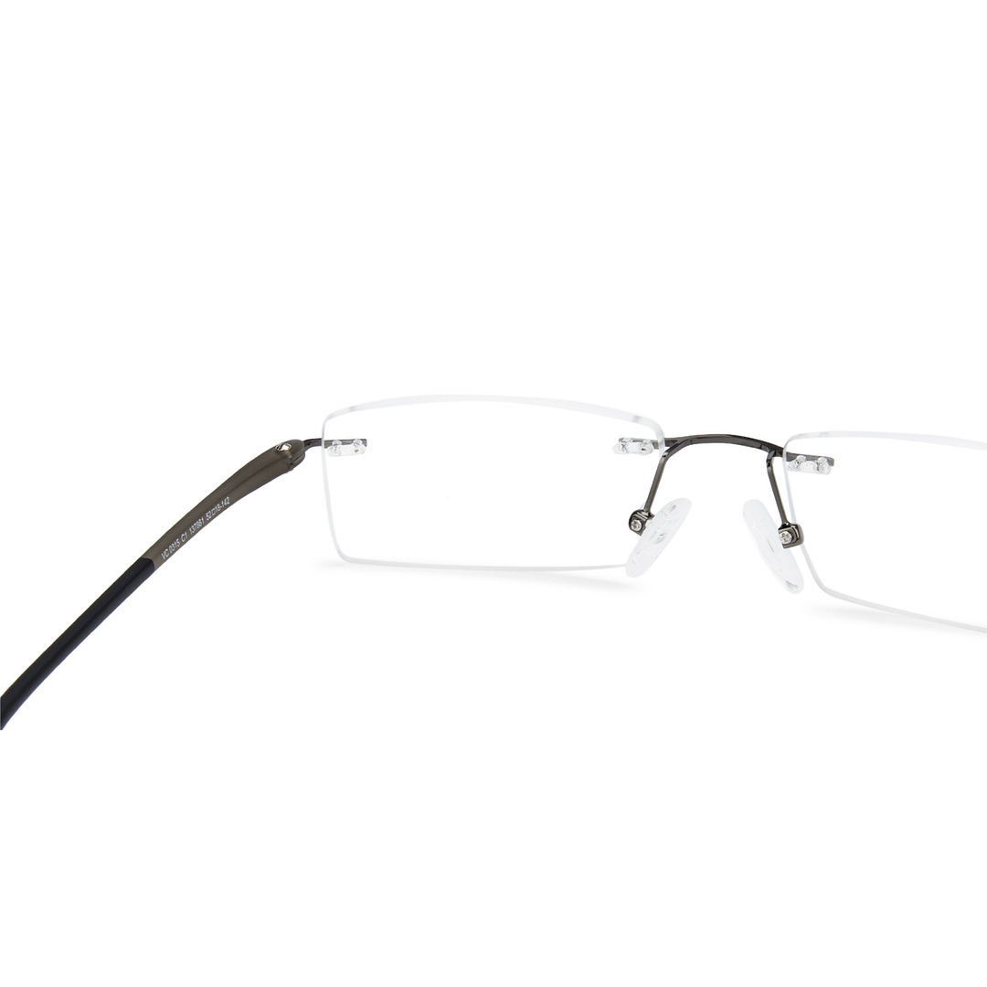 Lenskart Air Online Black Rimless Rectangle left side