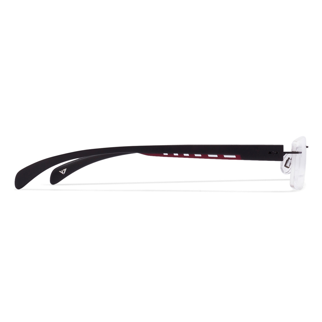 Lenskart Air Online Black Rimless Rectangle right side