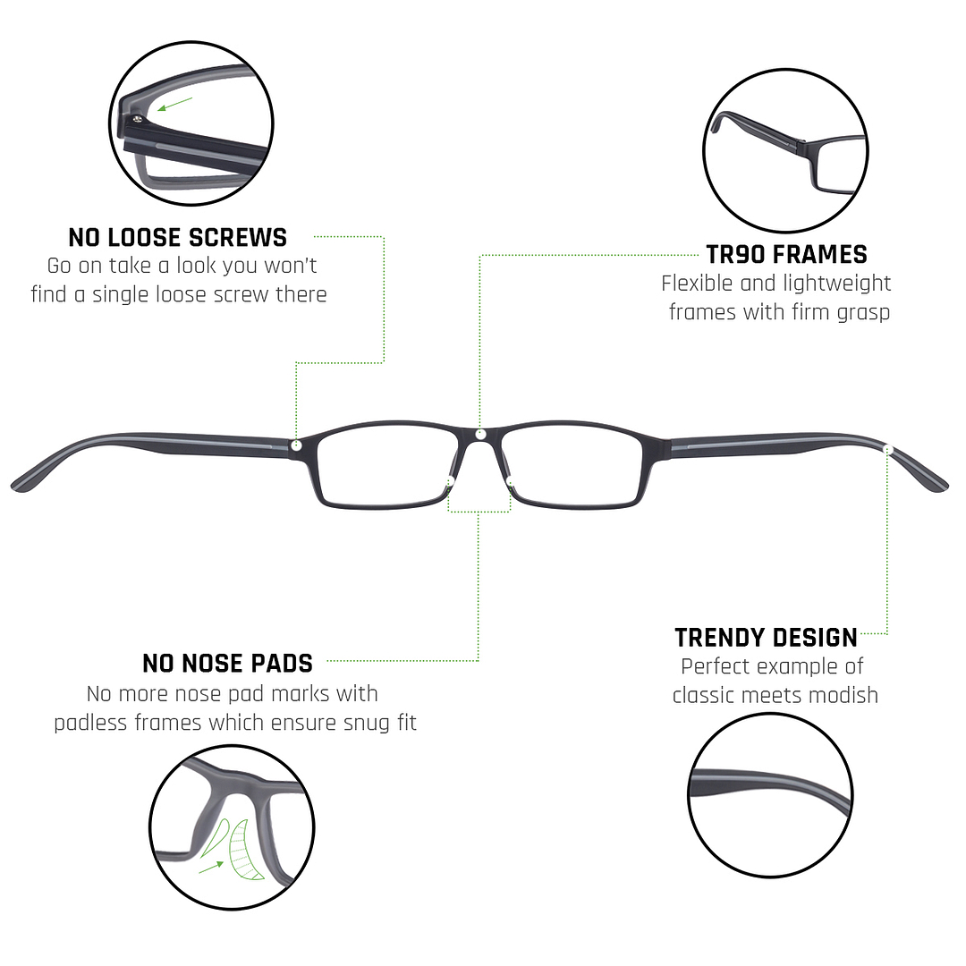 Lenskart Air Online Black Full Rim Rectangle right side