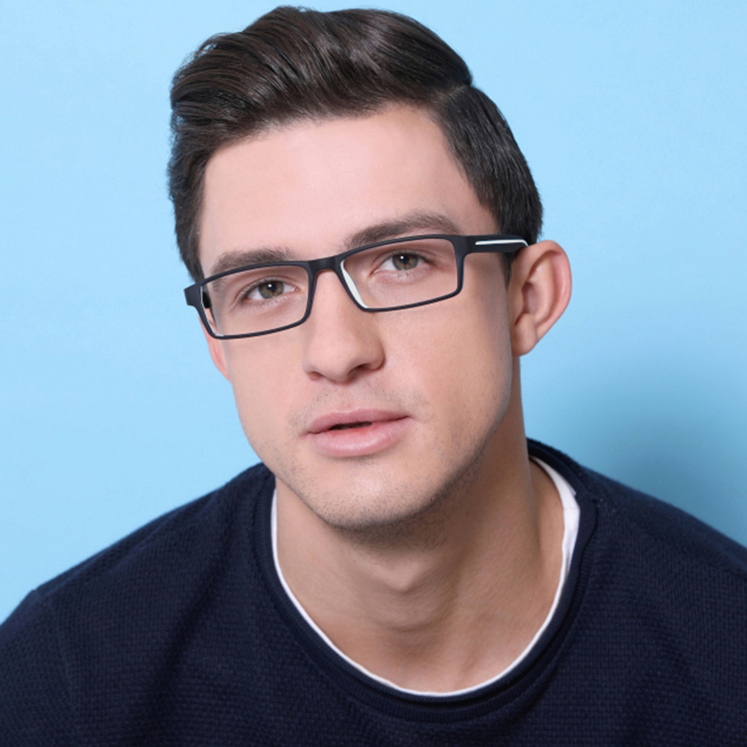 Lenskart Air Online Black Full Rim Rectangle right side