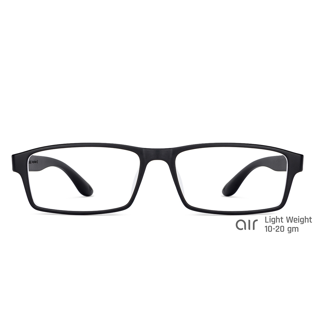 Lenskart Air Online Black Full Rim Rectangle left side