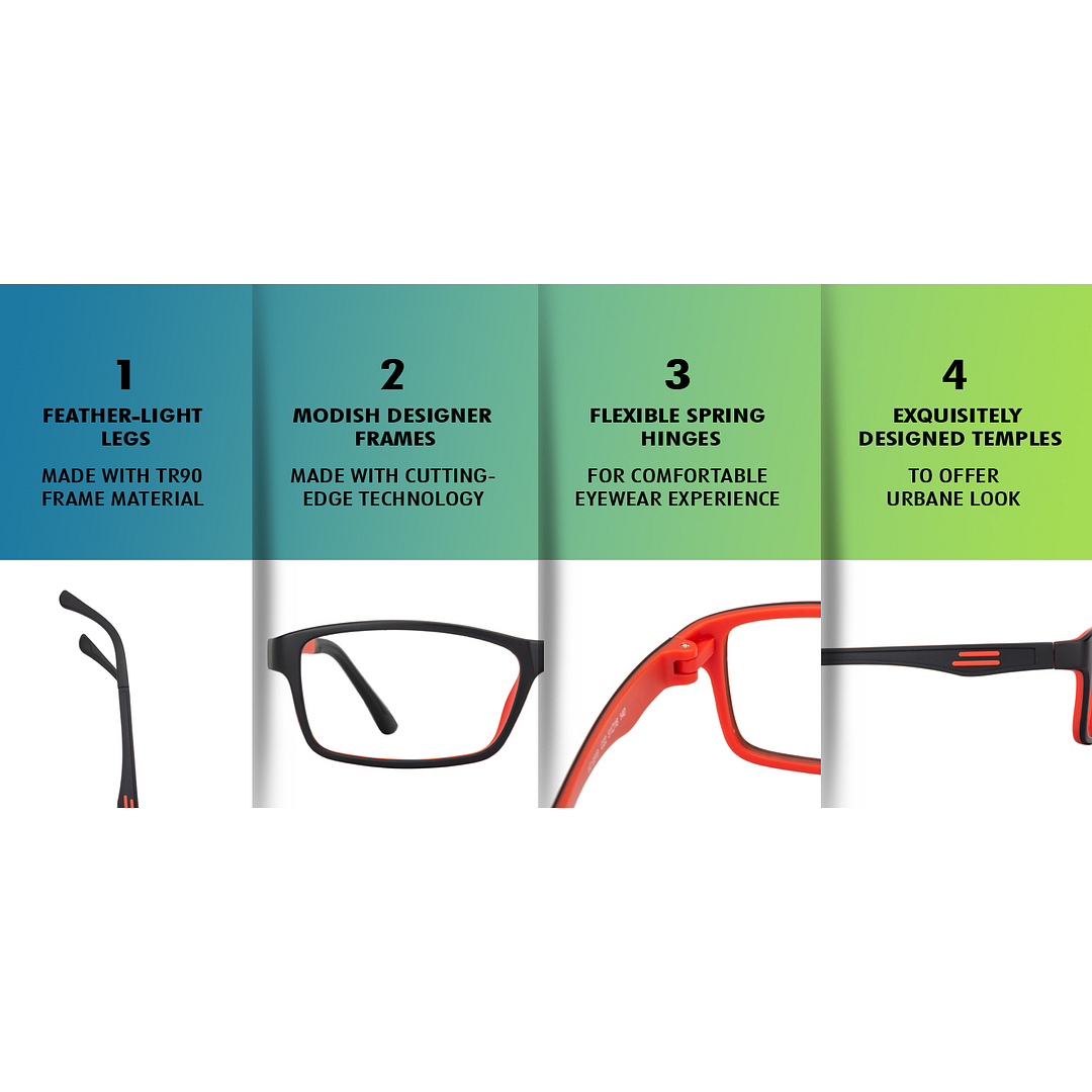 Lenskart Air Online Demi Full Rim Rectangle left side