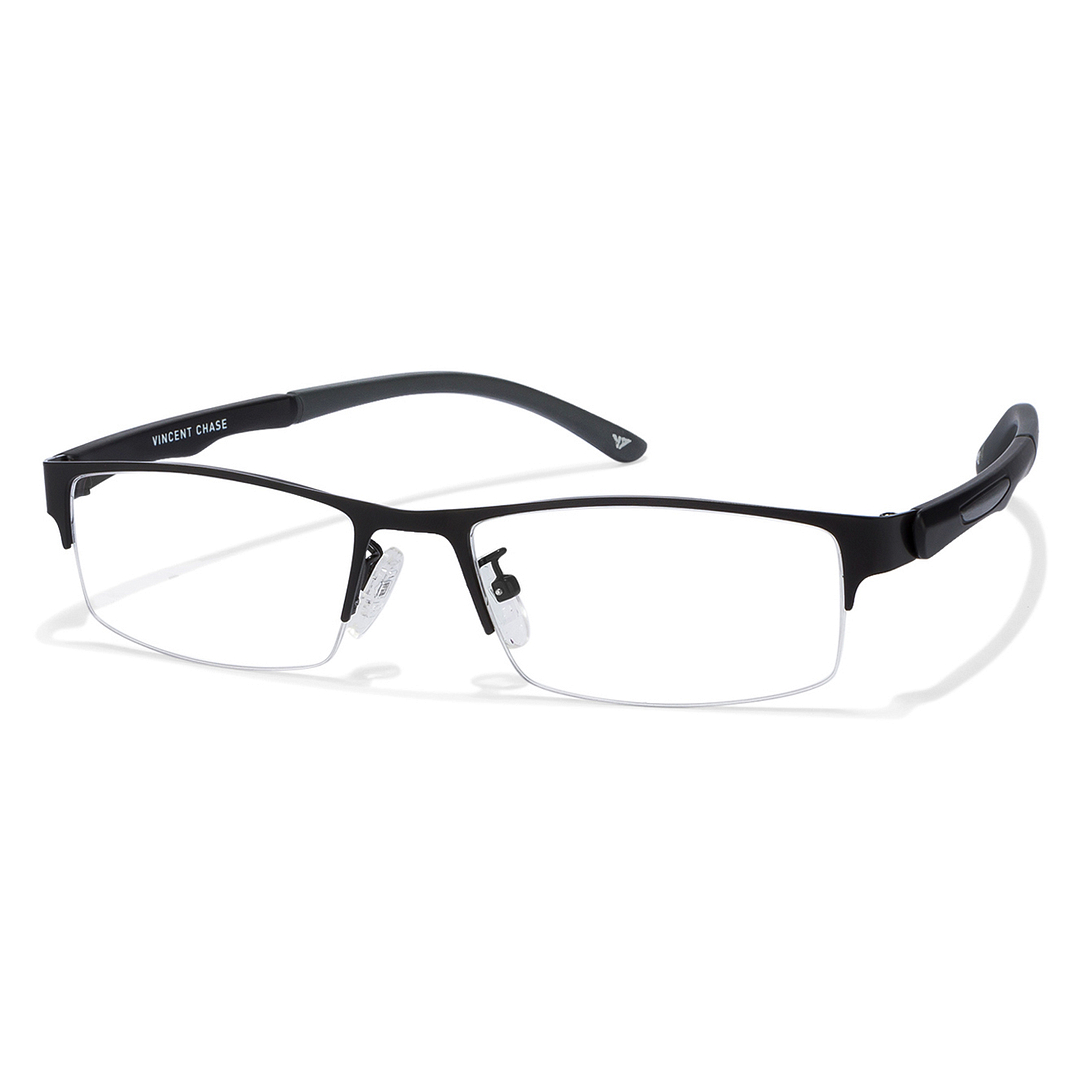 Gato！！ Buy Vincent Chase VC 0323 Matte Black 1111 Eyeglasses at Lenskart.