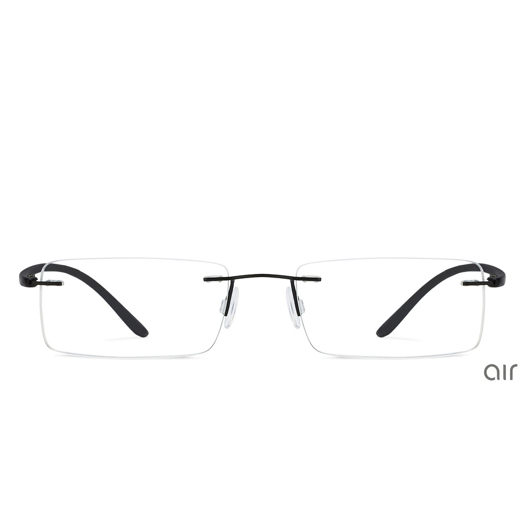 Lenskart Air Black Rimless Rectangle left side
