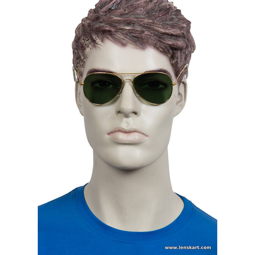Vincent Chase Online Gold Full Rim Aviator right side