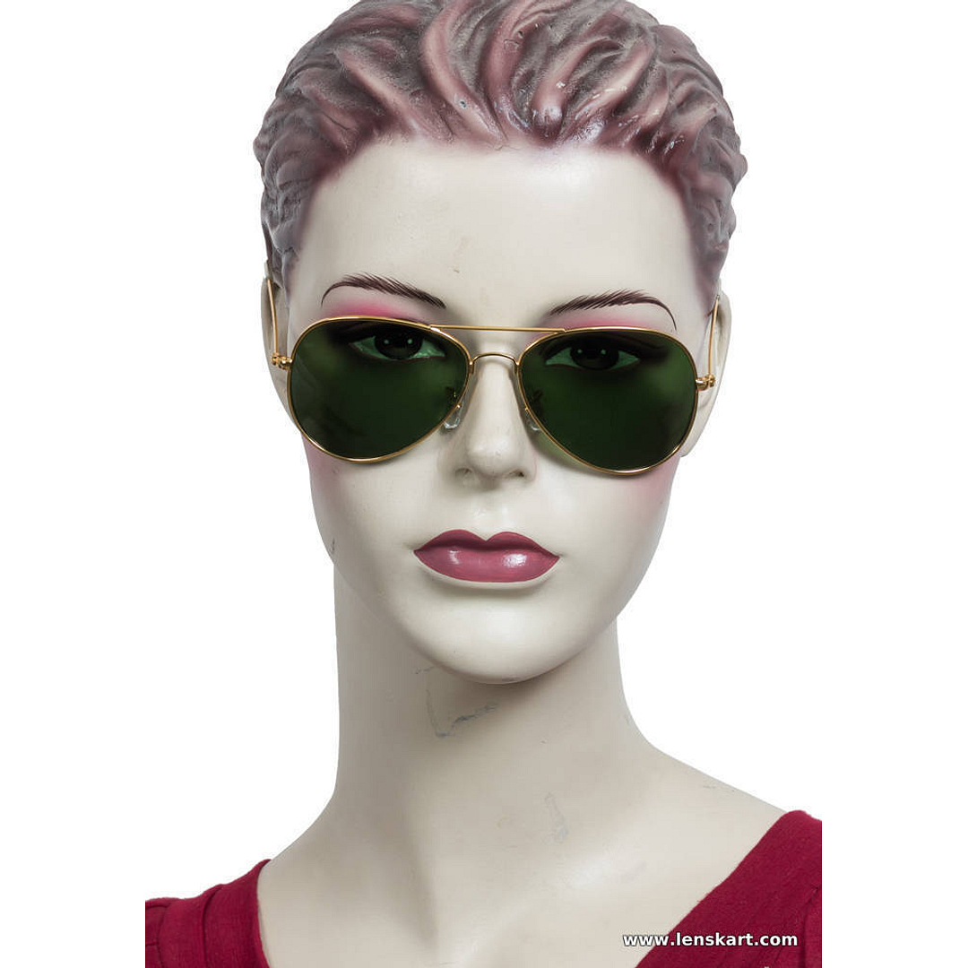 Vincent Chase Online Gold Full Rim Aviator right side