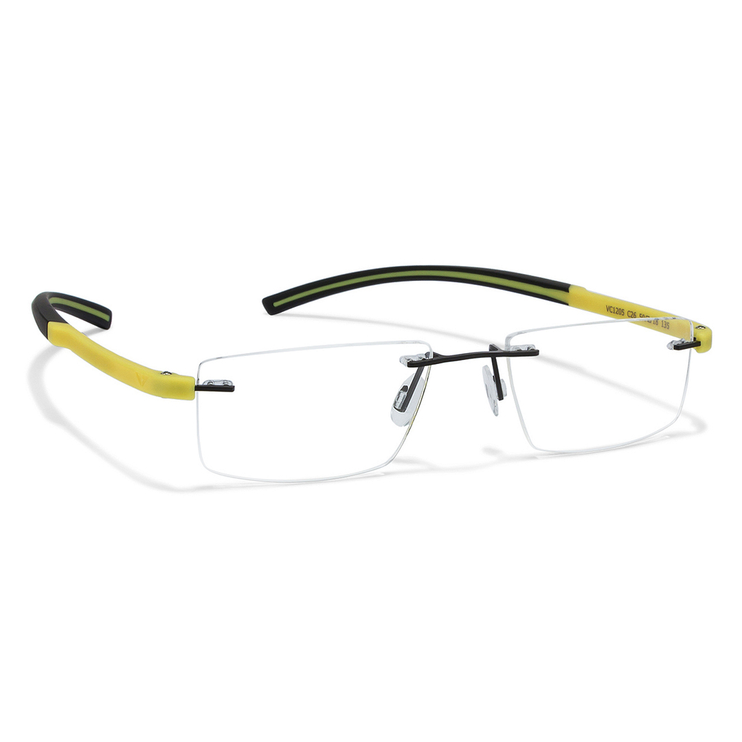 Lenskart Air Online Black Rimless Rectangle left side