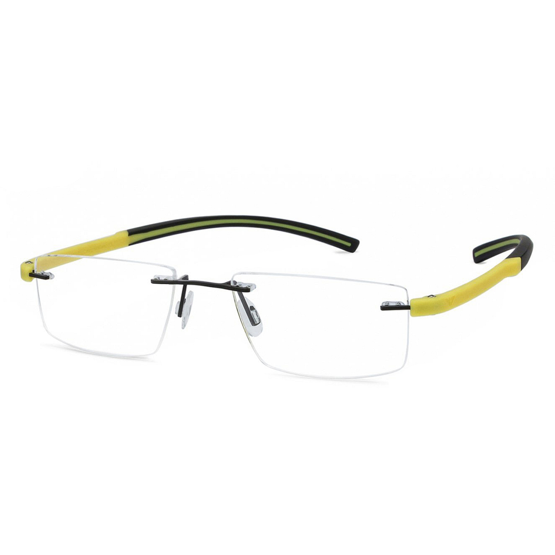 Lenskart Air Online Black Rimless Rectangle left side