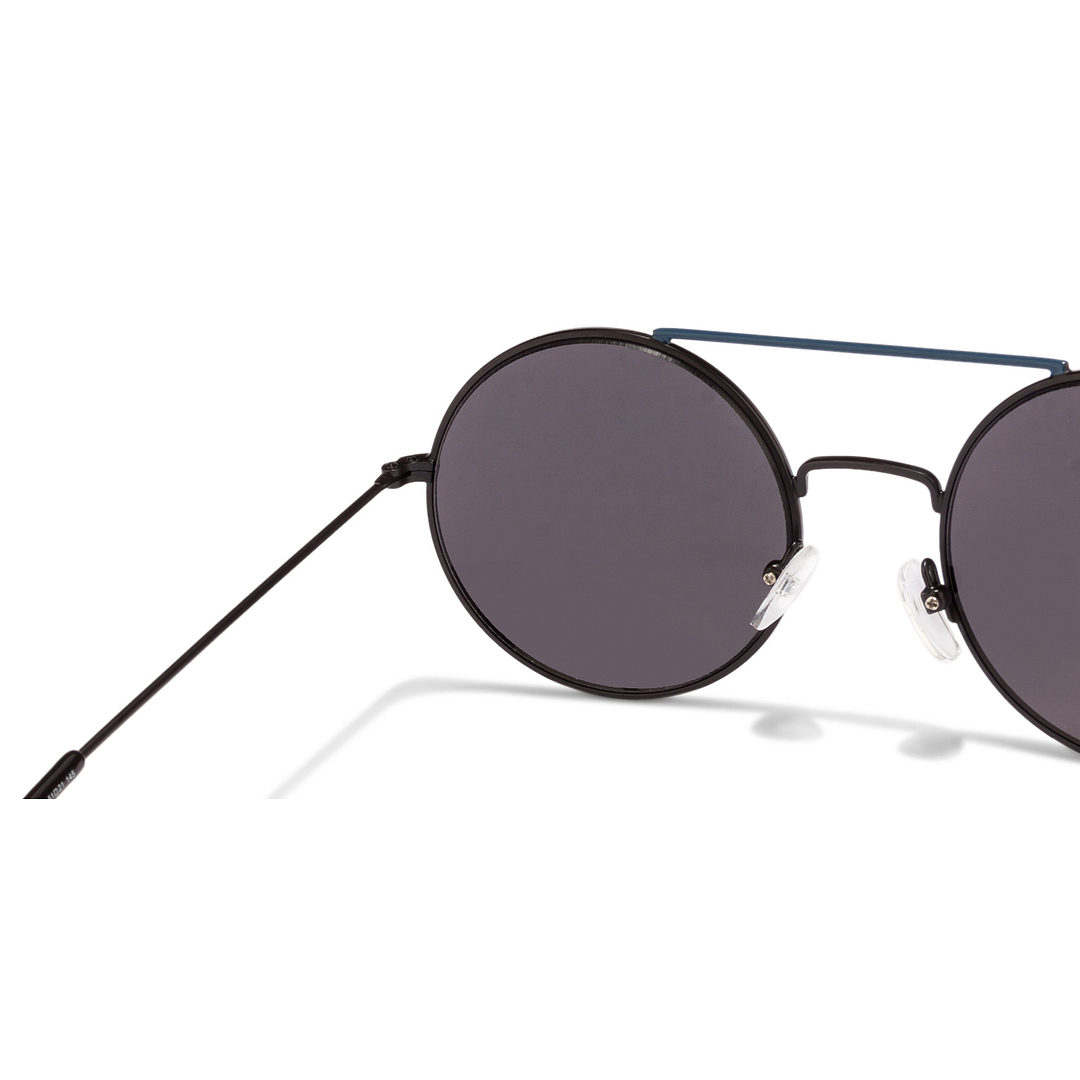 Vincent Chase Online Black Full Rim Round left side