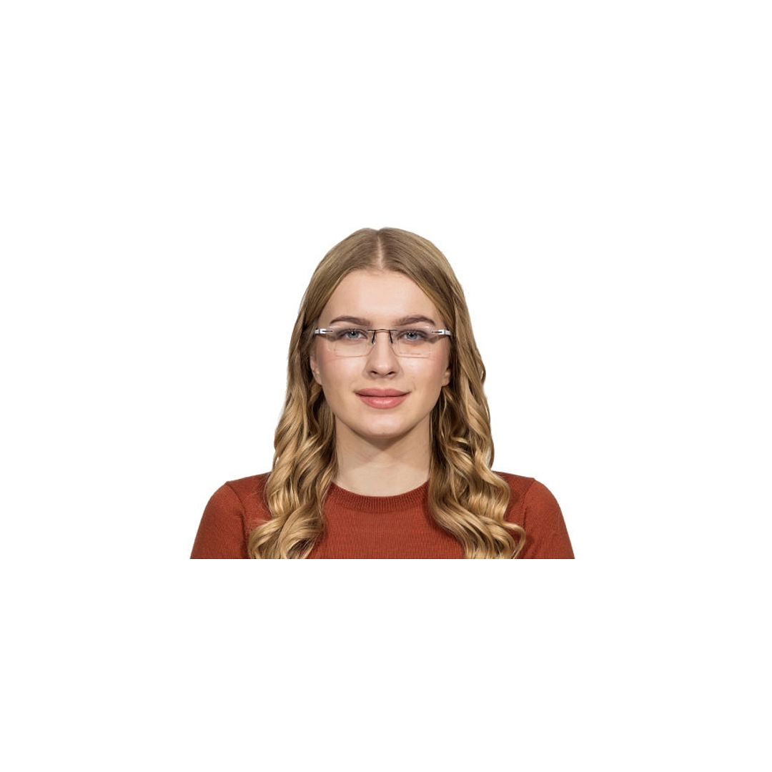 Lenskart Air Online Black Rimless Rectangle left side