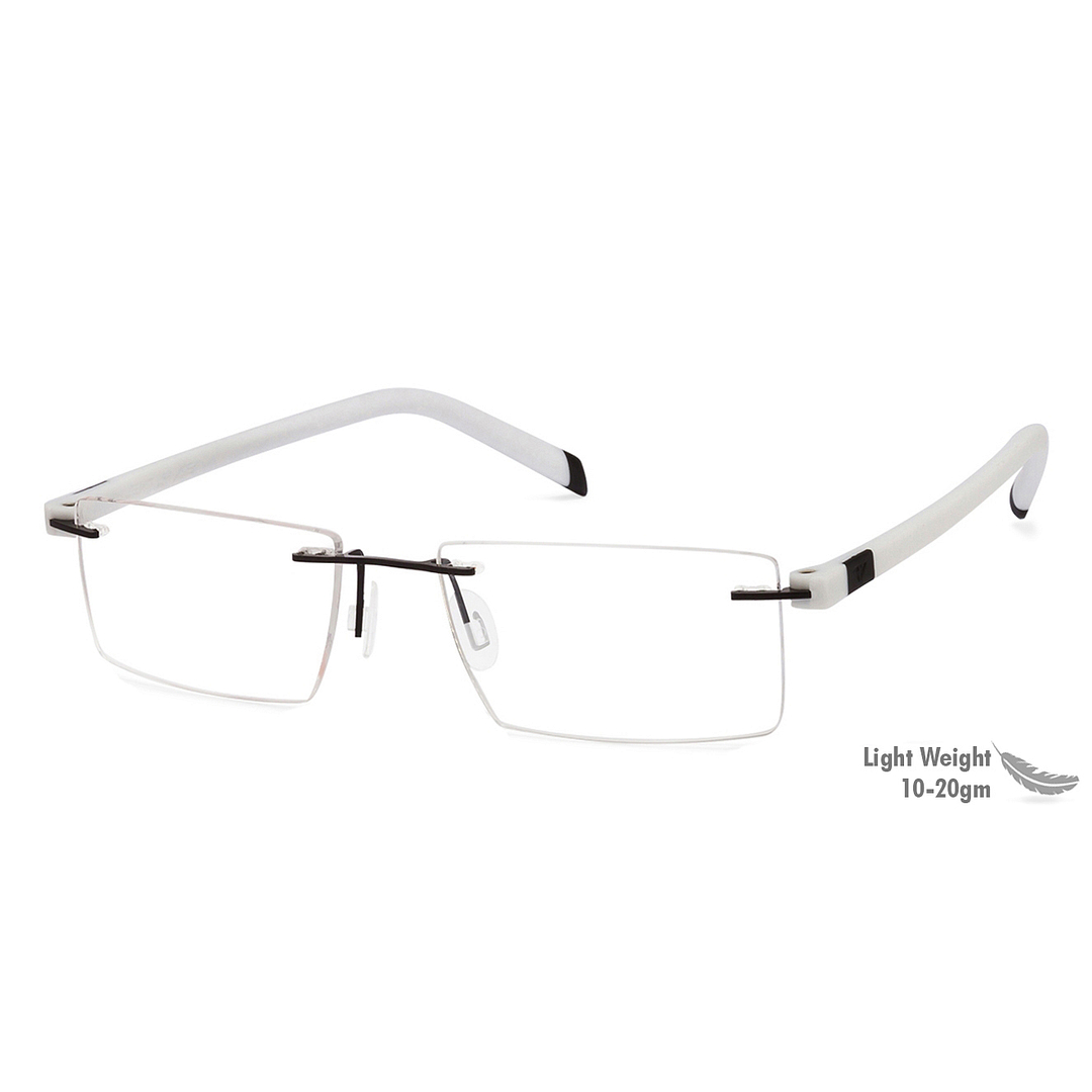 Lenskart Air Online Black Rimless Rectangle right side