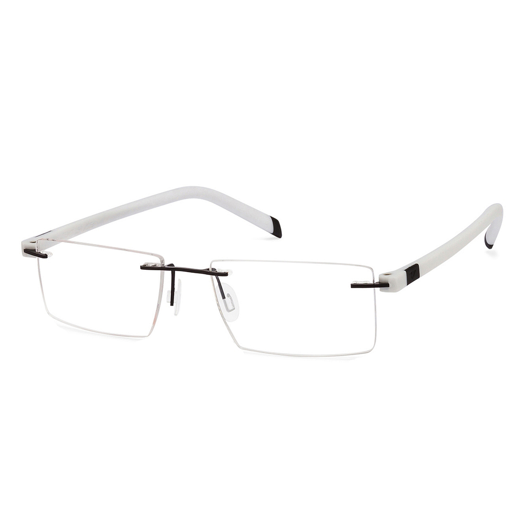 Lenskart Air Online Black Rimless Rectangle left side