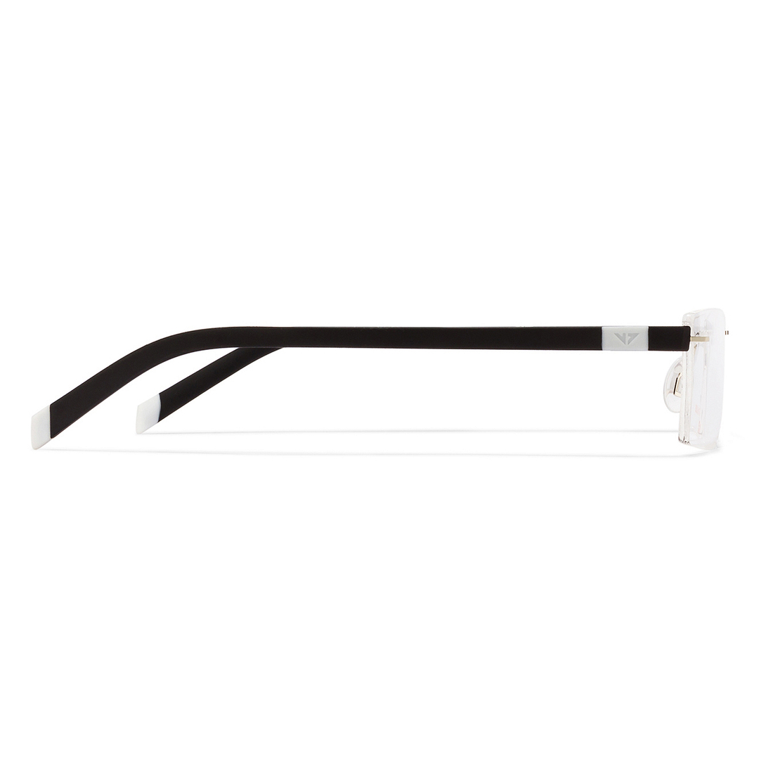 Lenskart Air Online Silver Rimless Rectangle right side