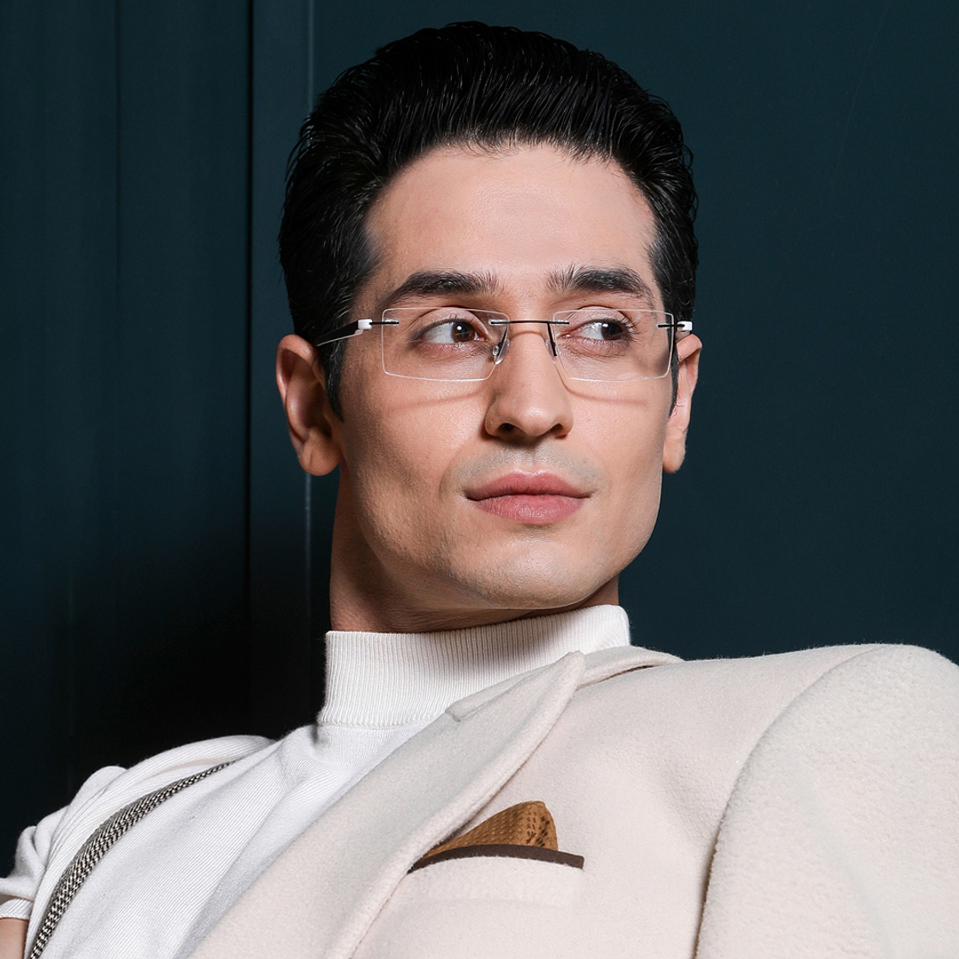 Lenskart Air Online Demi Rimless Rectangle right side