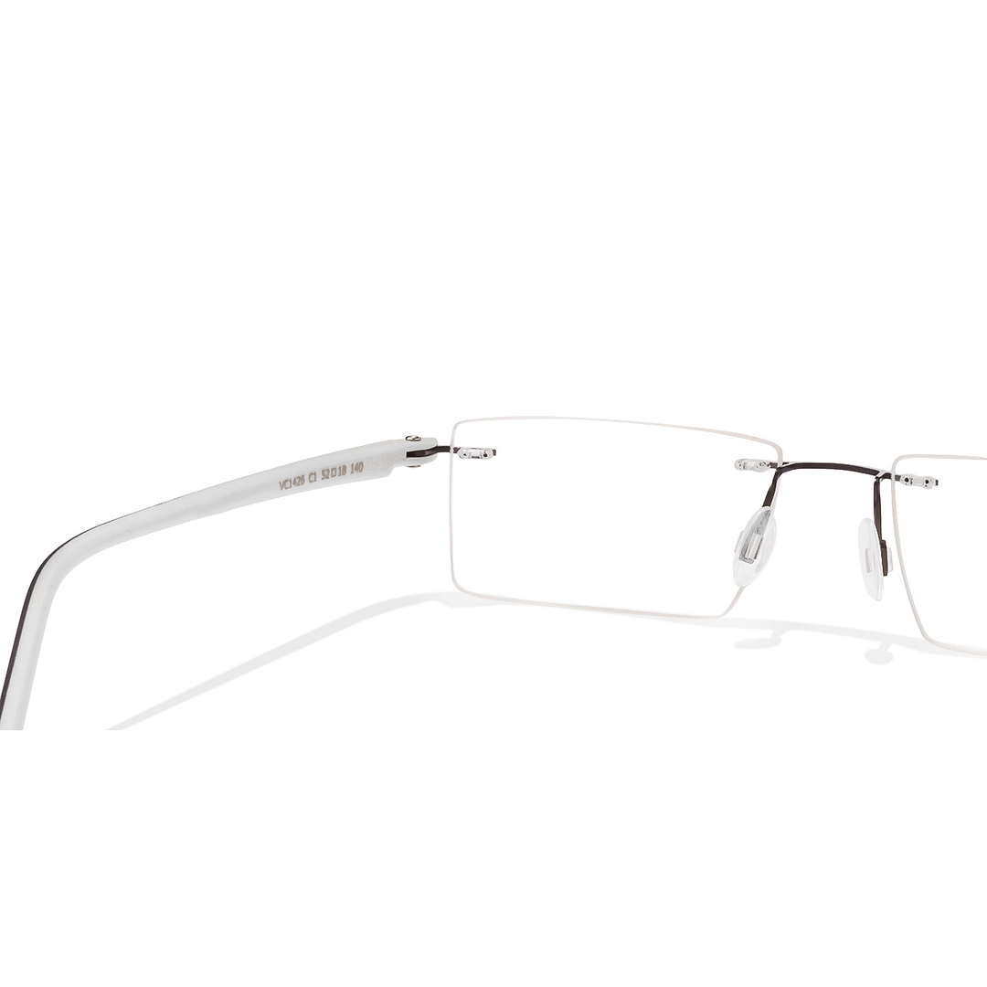 Lenskart Air Online Demi Rimless Rectangle left side