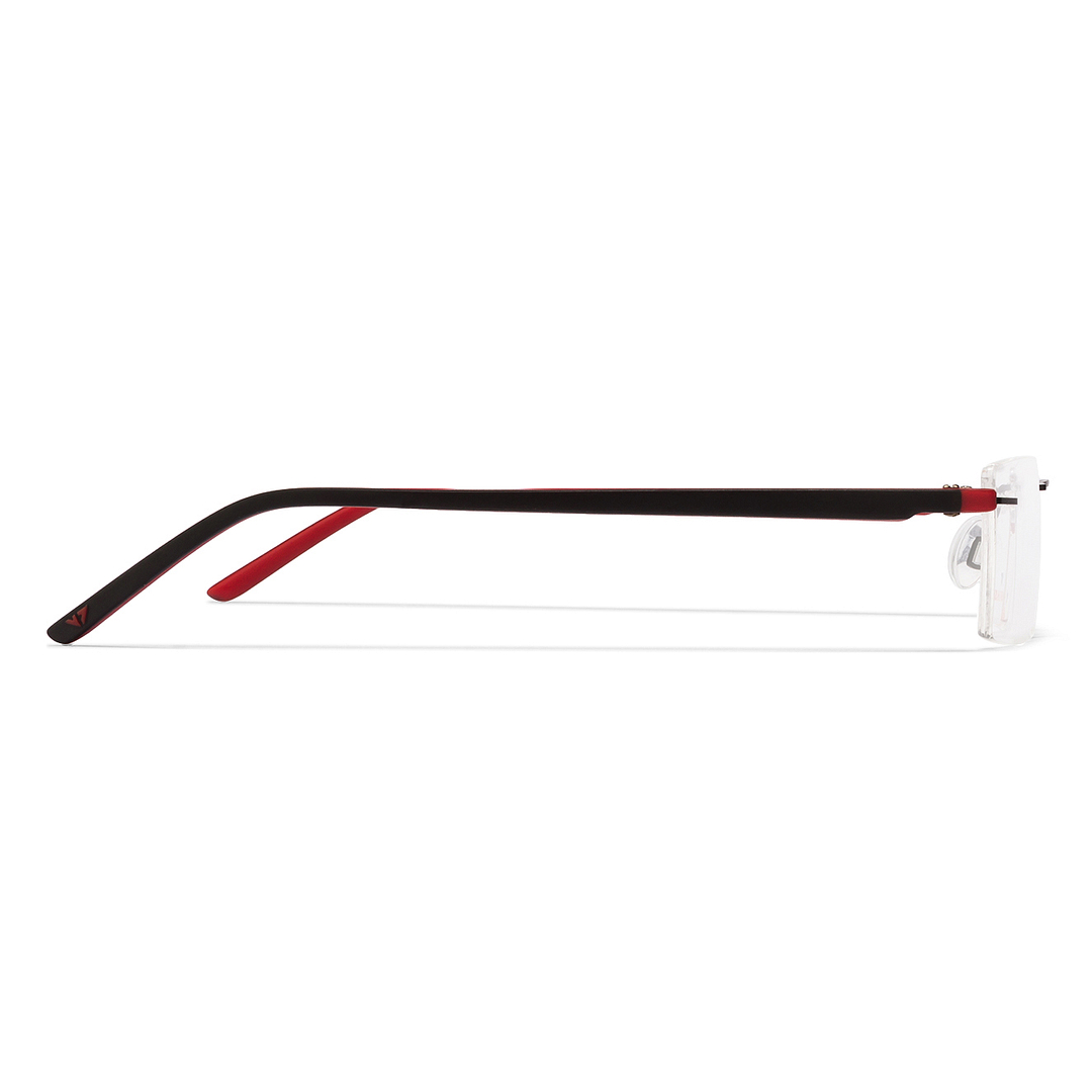 Lenskart Air Online Black Rimless Rectangle right side