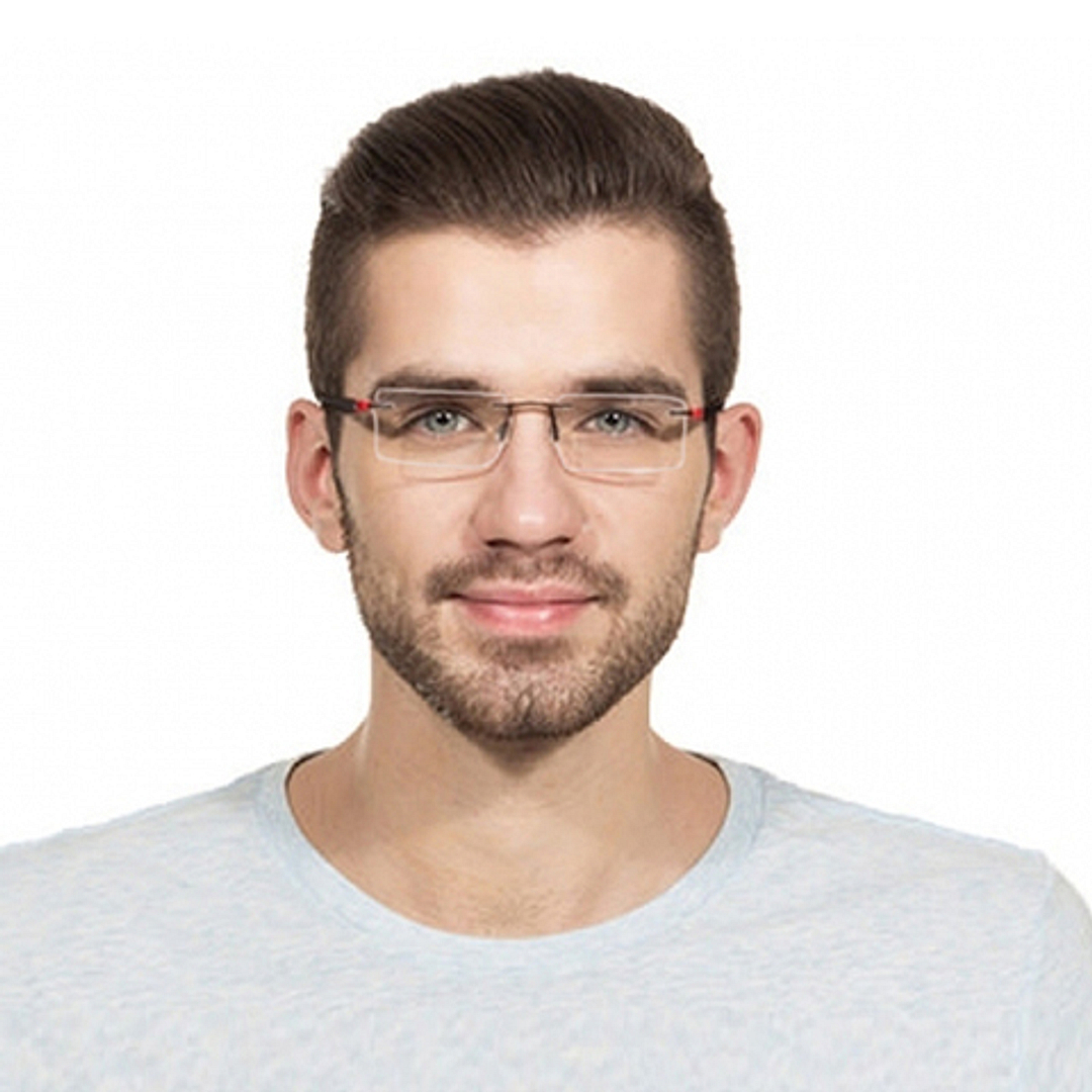 Lenskart Air Online Black Rimless Rectangle right side