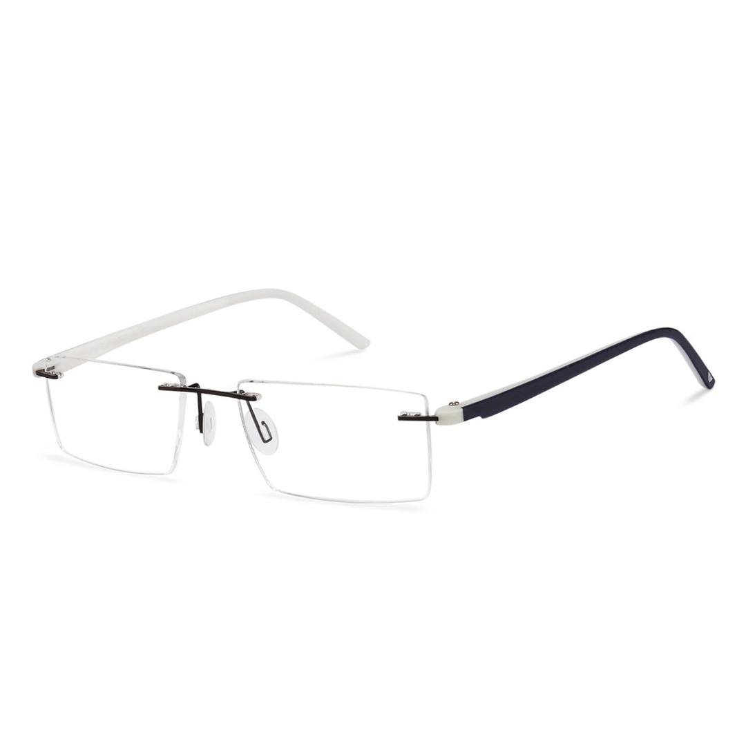 Lenskart Air Online Black Rimless Rectangle left side